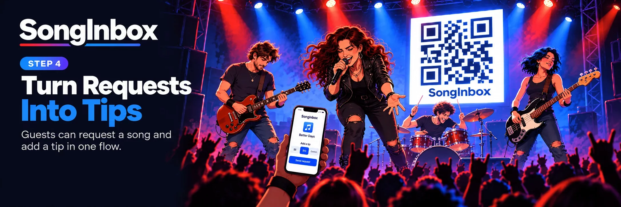 Step 4: Turn song requests into tips.
