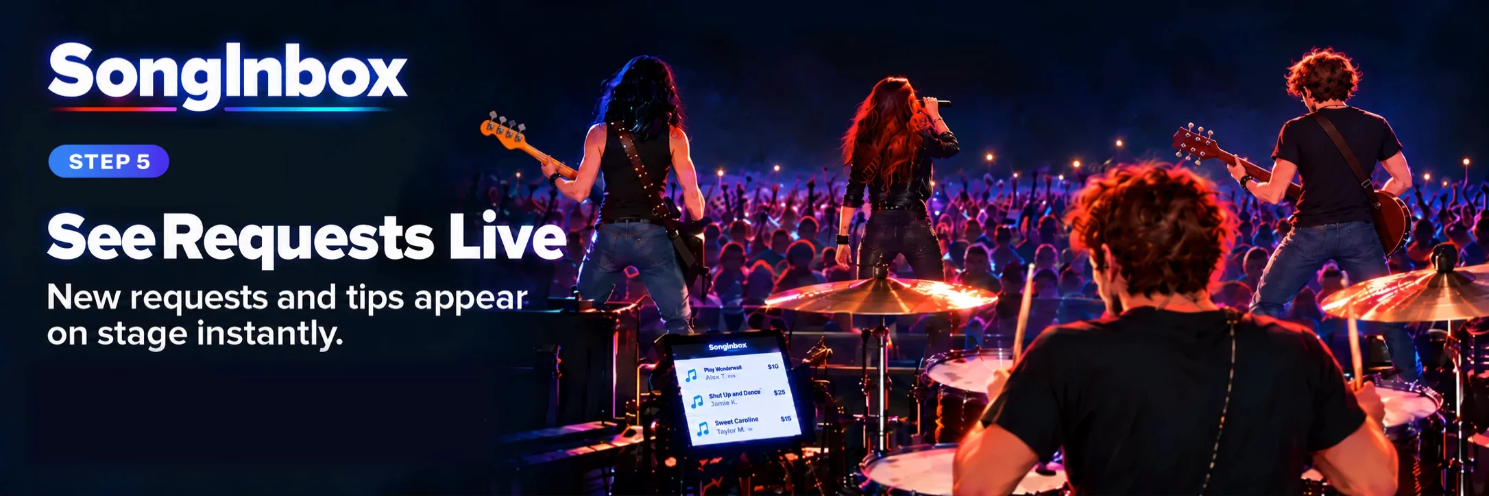 Step 5: See audience requests live.